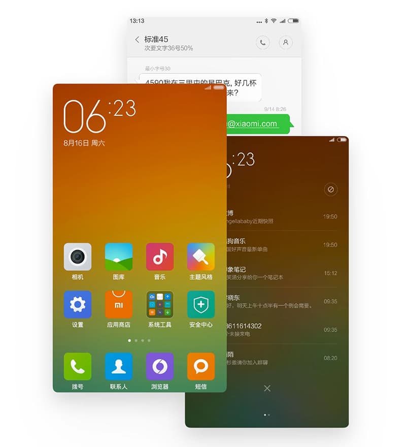 MIUI 6 界面