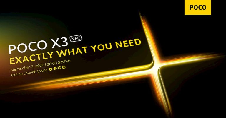 Read more about the article 【更新：发布会直播平台】POCO X3 定于 9 月 7 日亮相，或首发高通骁龙 732G 处理器？