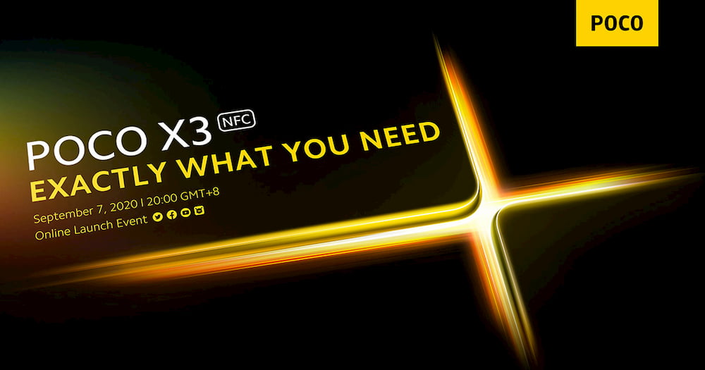 Read more about the article 【更新:发布会直播平台】POCO X3 定于 9 月 7 日亮相,或首发高通骁龙 732G 处理器?