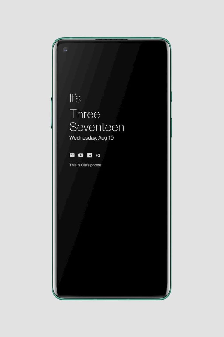OxygenOS 11 Always On Display 界面