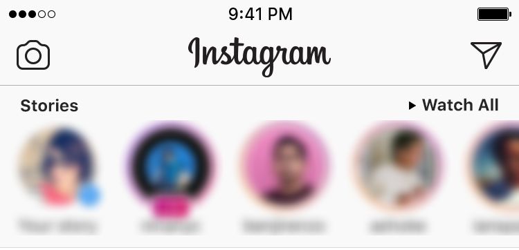 Instagram 界面