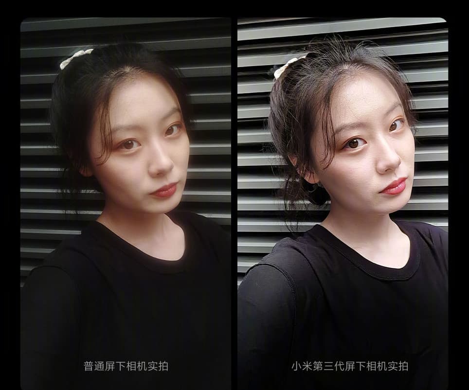 真全面屏时代来临!小米展示第三代屏下相机技术,明年正式量产 1