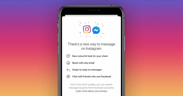 Read more about the article Instagram 与 Messenger 实现整合，未来可在 Instagram 向 Facebook 好友发送消息
