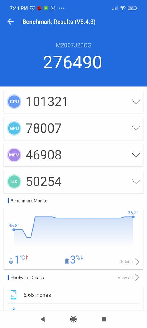 POCO X3 NFC 评测:越级打怪 27