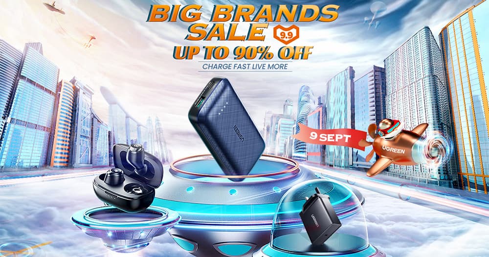 You are currently viewing 万勿错过 UGREEN 9.9 Mega Brand Sales 促销,折扣高达 90%!