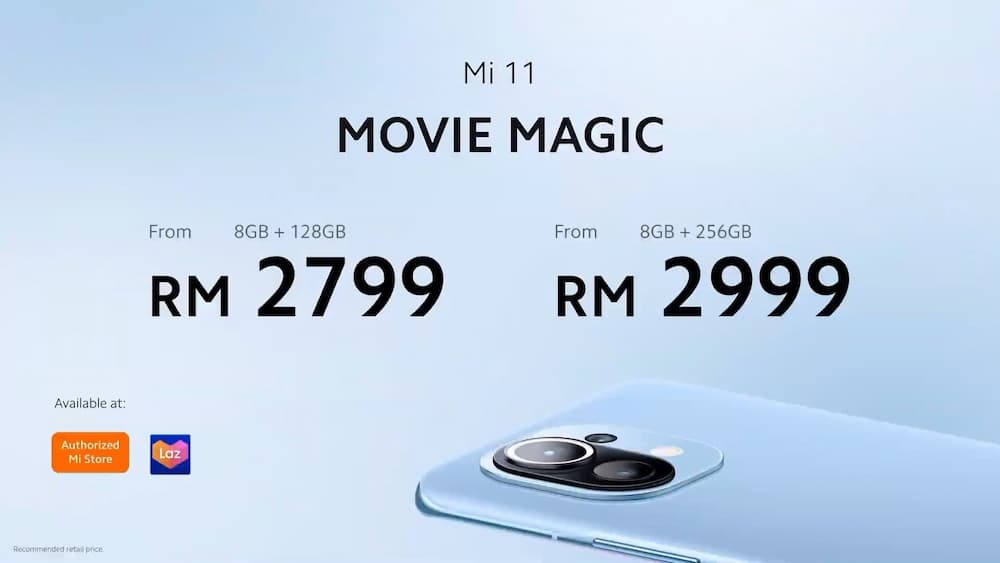 小米 11 马来西亚售价出炉:本地首发高通骁龙 888 旗舰 RM2799 起, 2 月 25 日开放预购 1