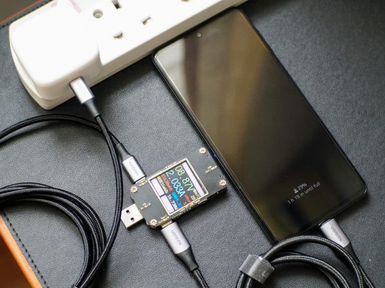 UGREEN 20W PD 充电器充电功率:Samsung Galaxy M62
