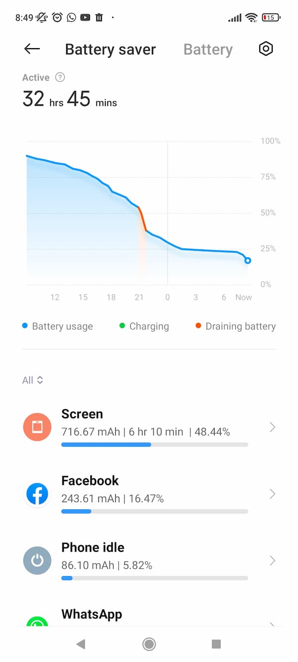 POCO X3 GT 续航(2)