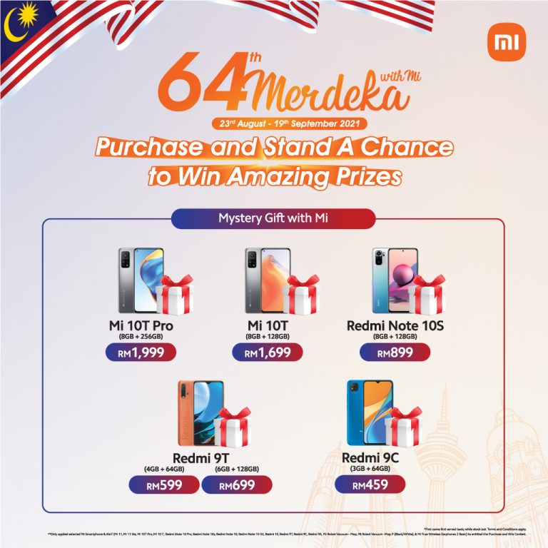 Xiaomi Malaysia 欢庆独立 64 周年，购买指定商品就有机会赢取价值 RM2499 的智能电视 2