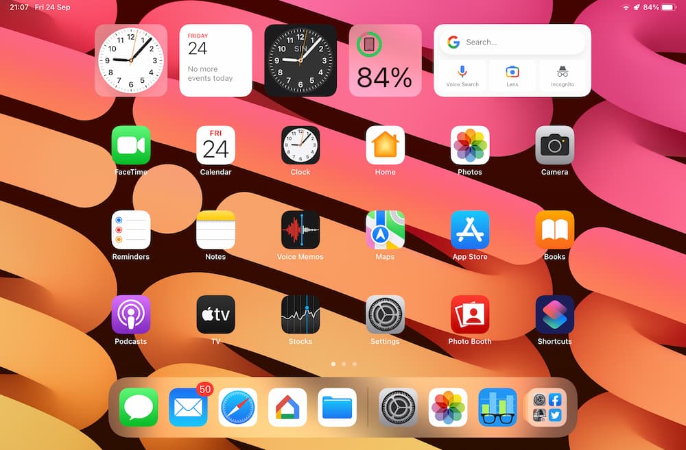 iPad mini 2021 主屏幕