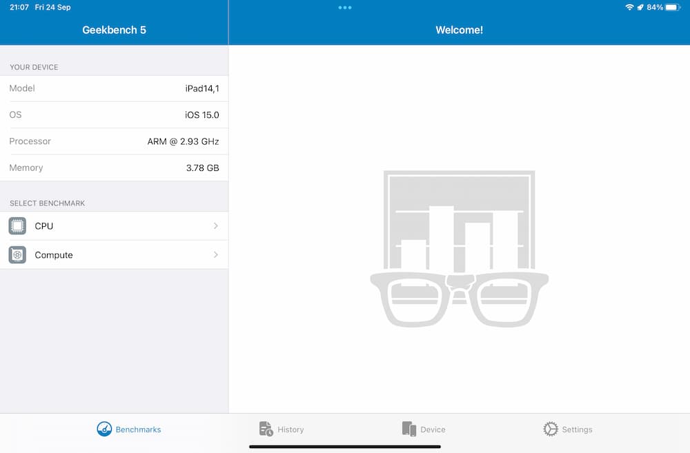 iPad mini 2021 盒装 GeekBench 5 成绩