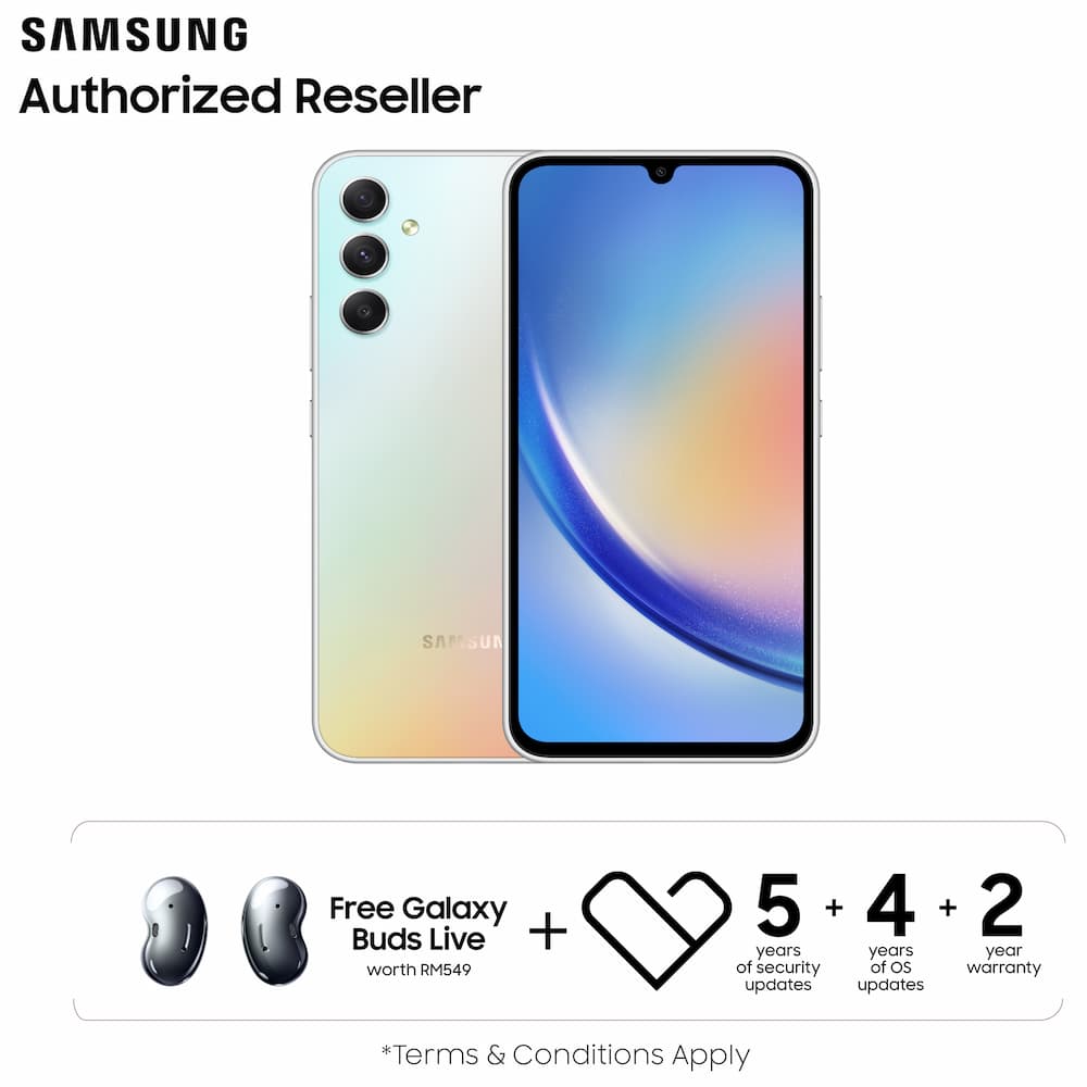 Samsung Galaxy A34 预购赠品