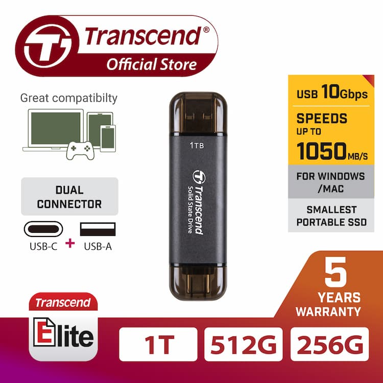 Transcend ESD310C 移动固态硬盘