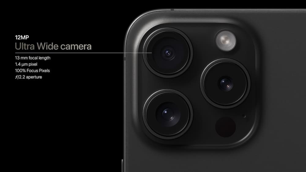 iPhone 15 Pro / Pro Max 超广角镜头