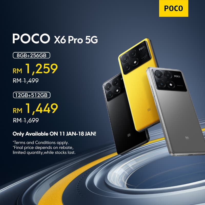 POCO X6 Pro 马来西亚售价