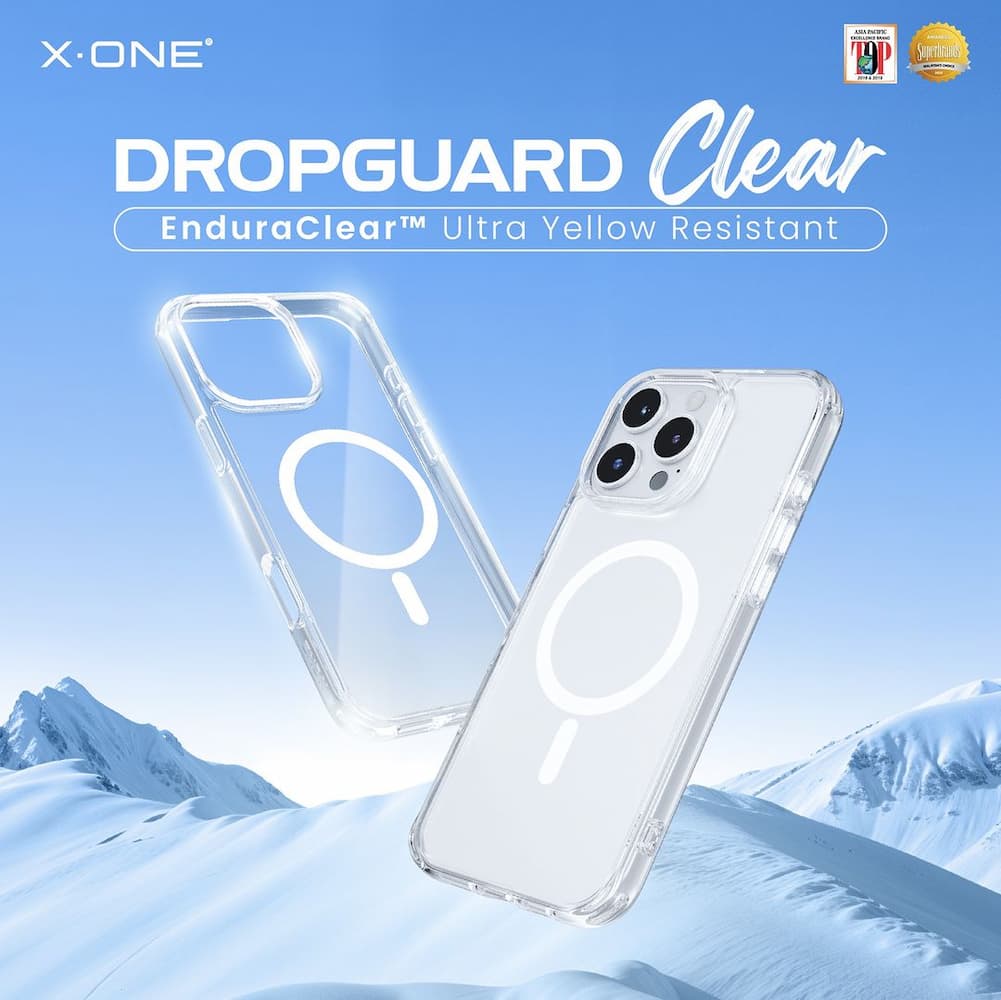 X.One DropGuard Clear 系列 iPhone 16 手机壳