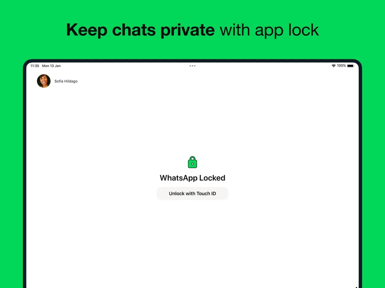 WhatsApp for iPad