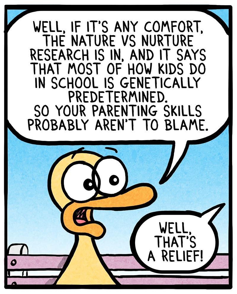 nature vs nurture cartoon