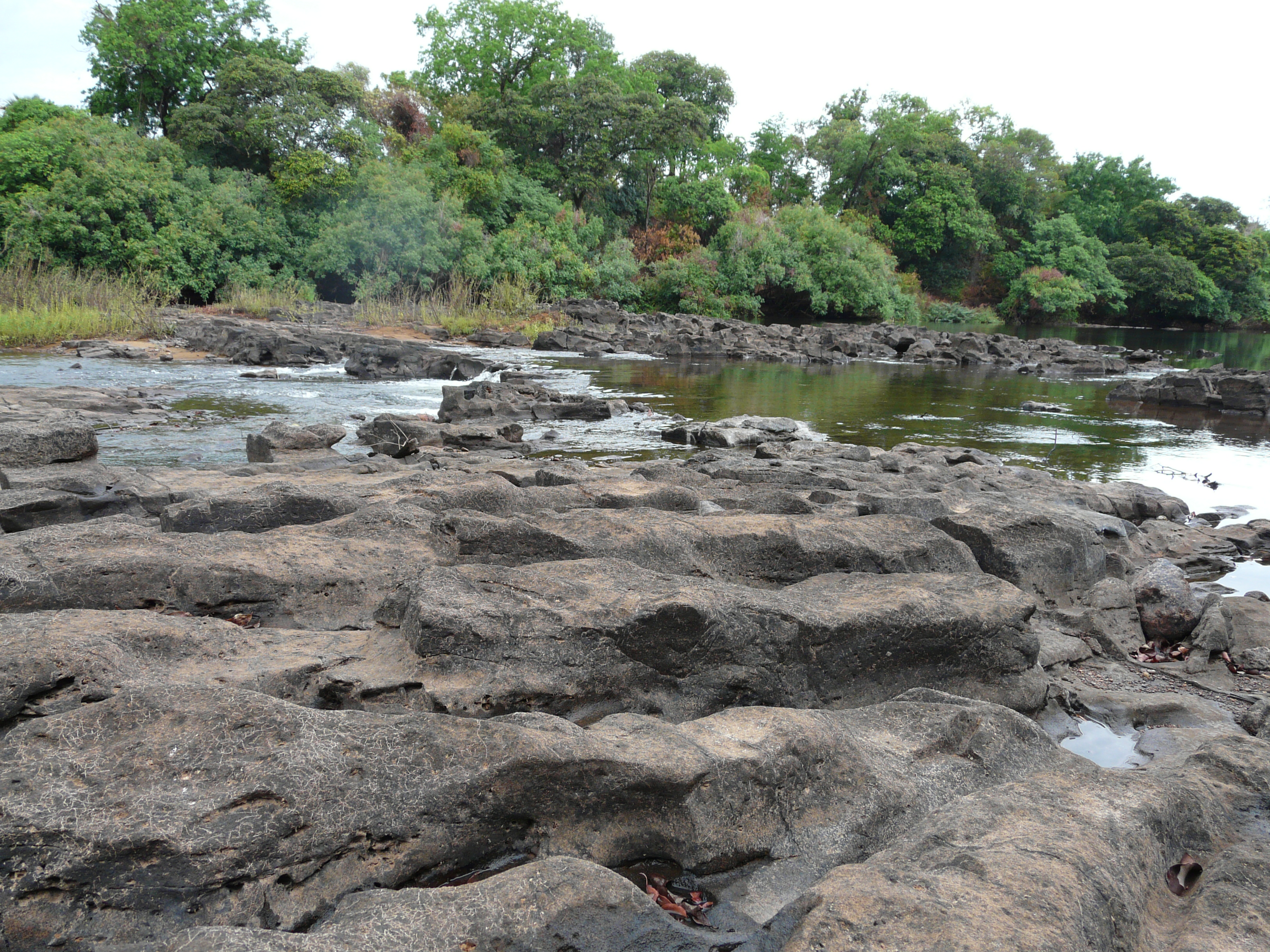 Koukoutamba waterfalls in June 2018. Photo: ©Charlotte Couch, RBG Kew.