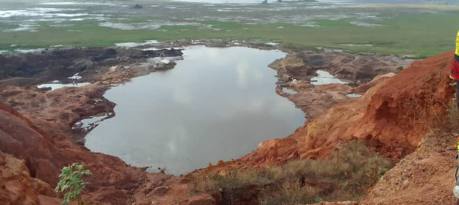 Lake Sonfon. Photo credit @ Mohamed Turay in 2024 (CSSL).