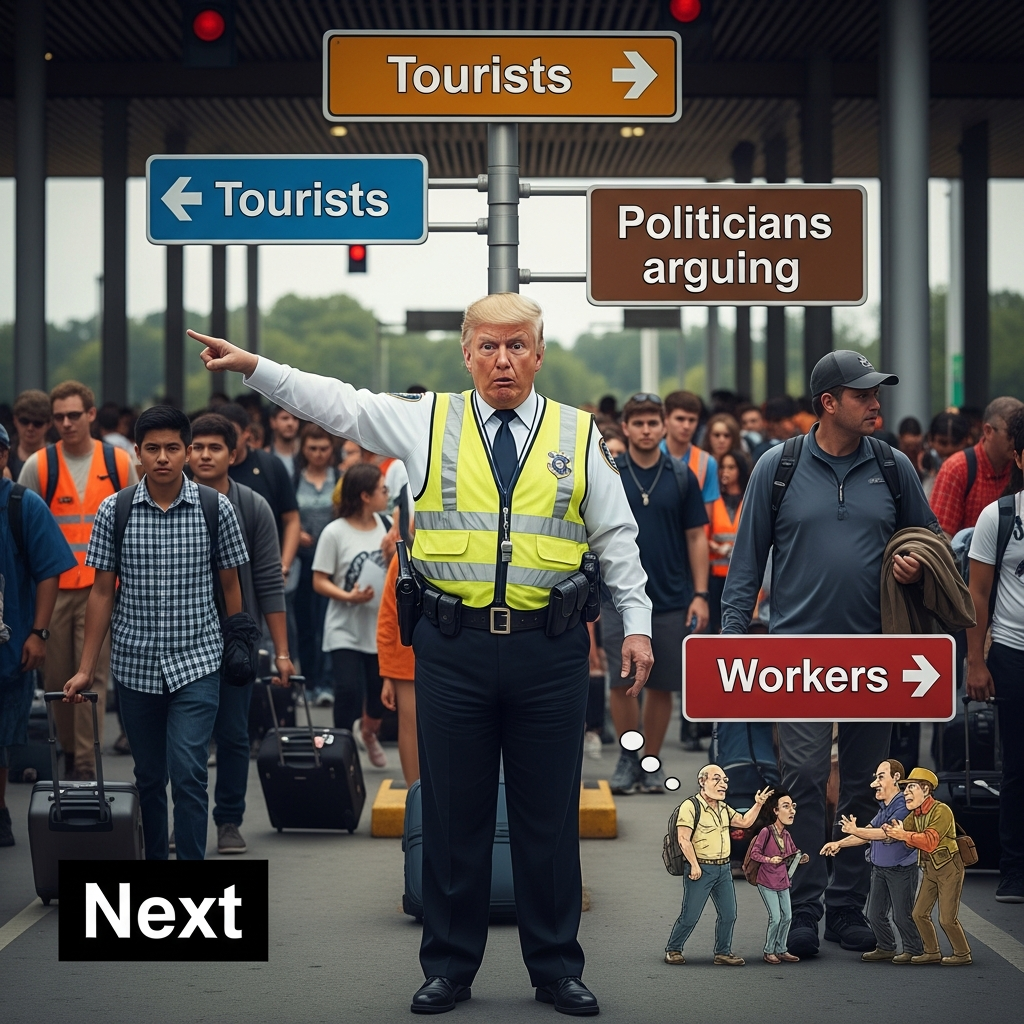 The Great Director: Satirical Political Traffic Control