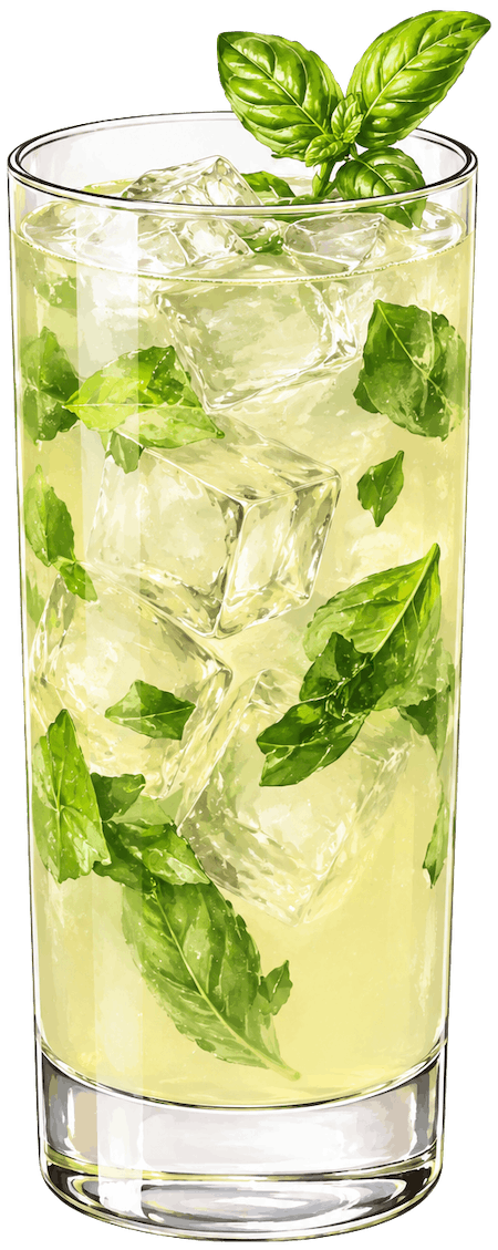 Basil Lemonade Cocktail