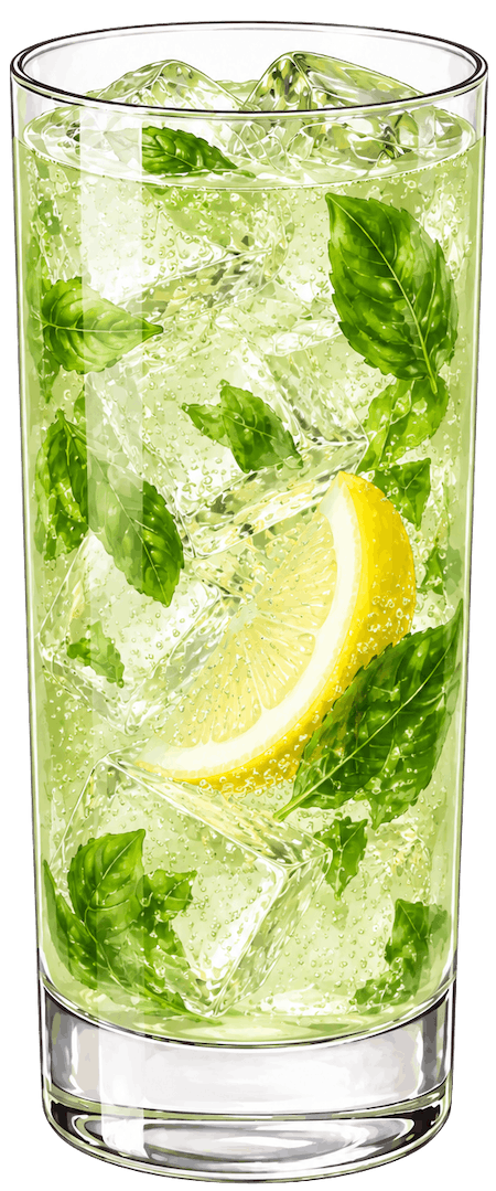 Lemon Basil Mojito