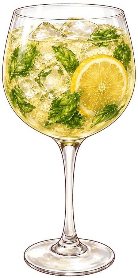 Lemon Basil Spritz