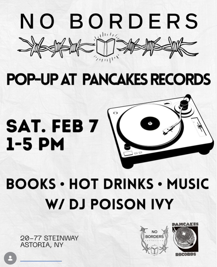 No Borders Books PopUp at Pancake Records