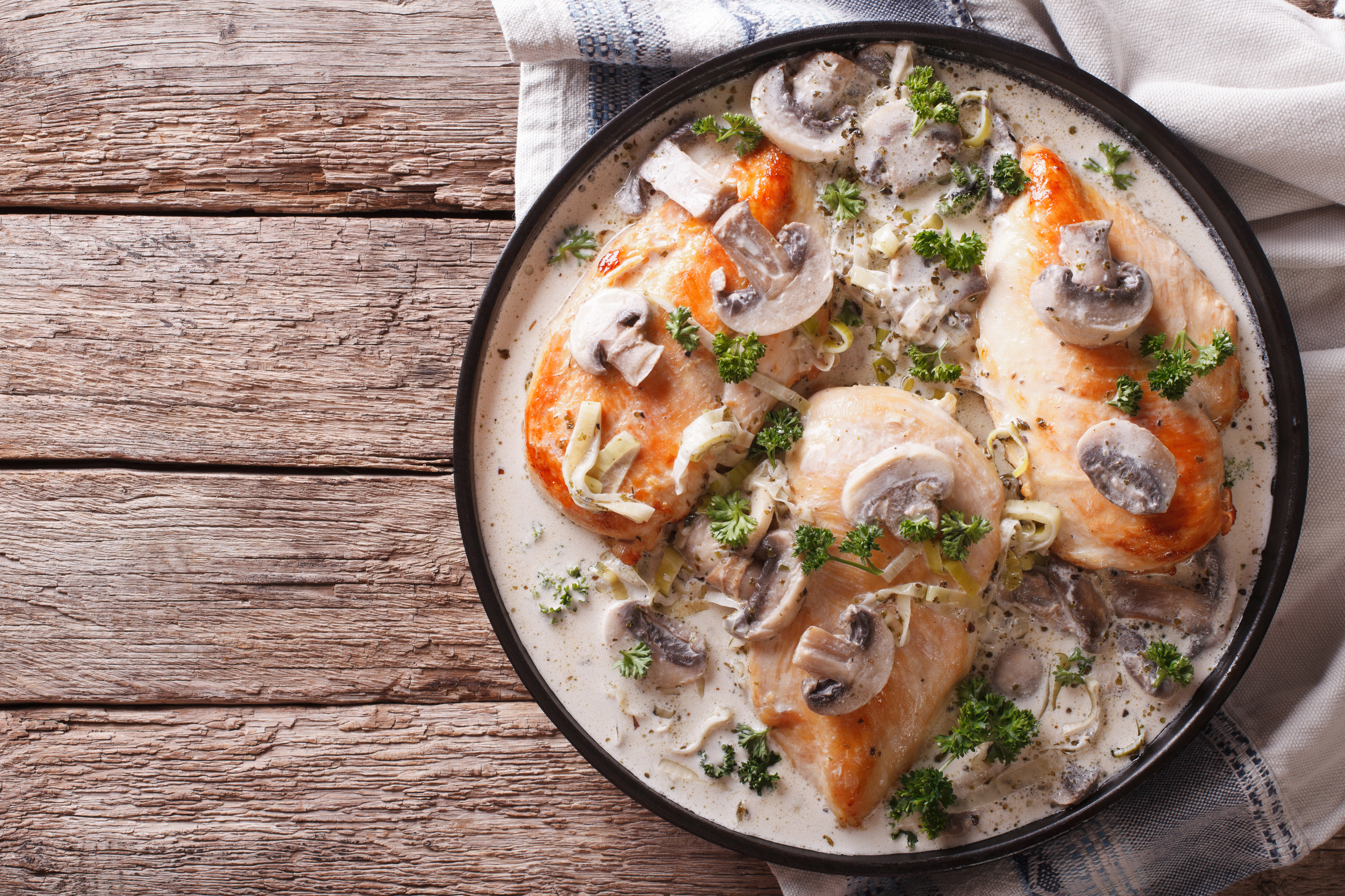 GRILLED CHICKEN MUSHROOM