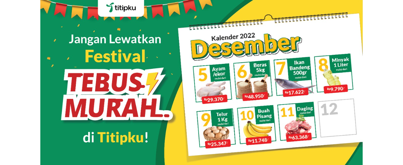 Daftar Pasar Festival Tebus Murah Pisang Per sisir