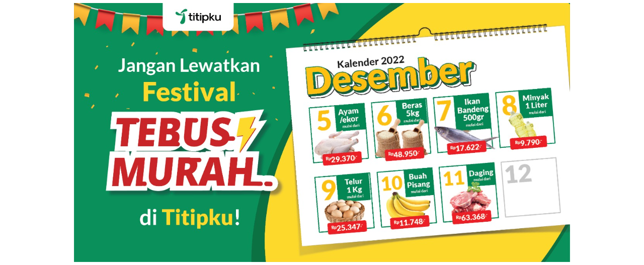 Daftar Pasar Festival Tebus Murah Has Dalam