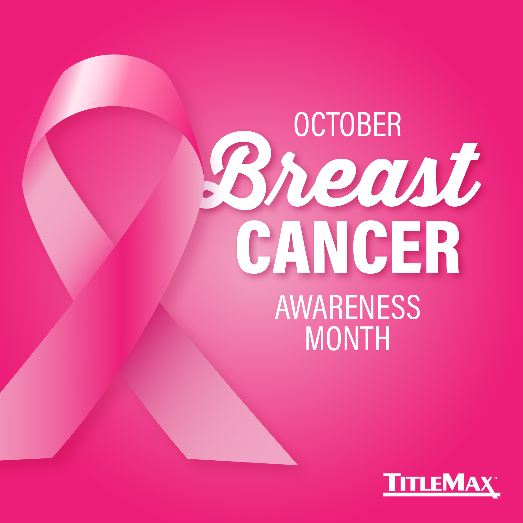 October is Breast Cancer Awareness Month | TitleMax