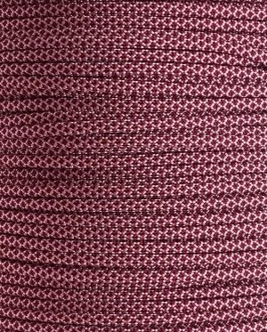 550 Paracord Rose Pink Burgundy Diamonds