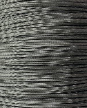 550 Paracord Silver Charcoal Grey Stripes