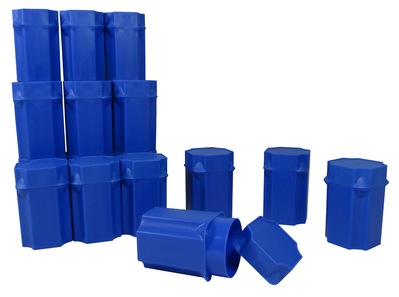 Blue Coin Tubes