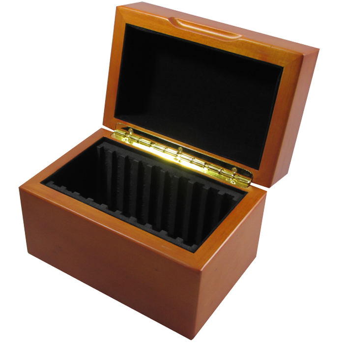 Wood Display Box - 10 NGC or PCGS slabs