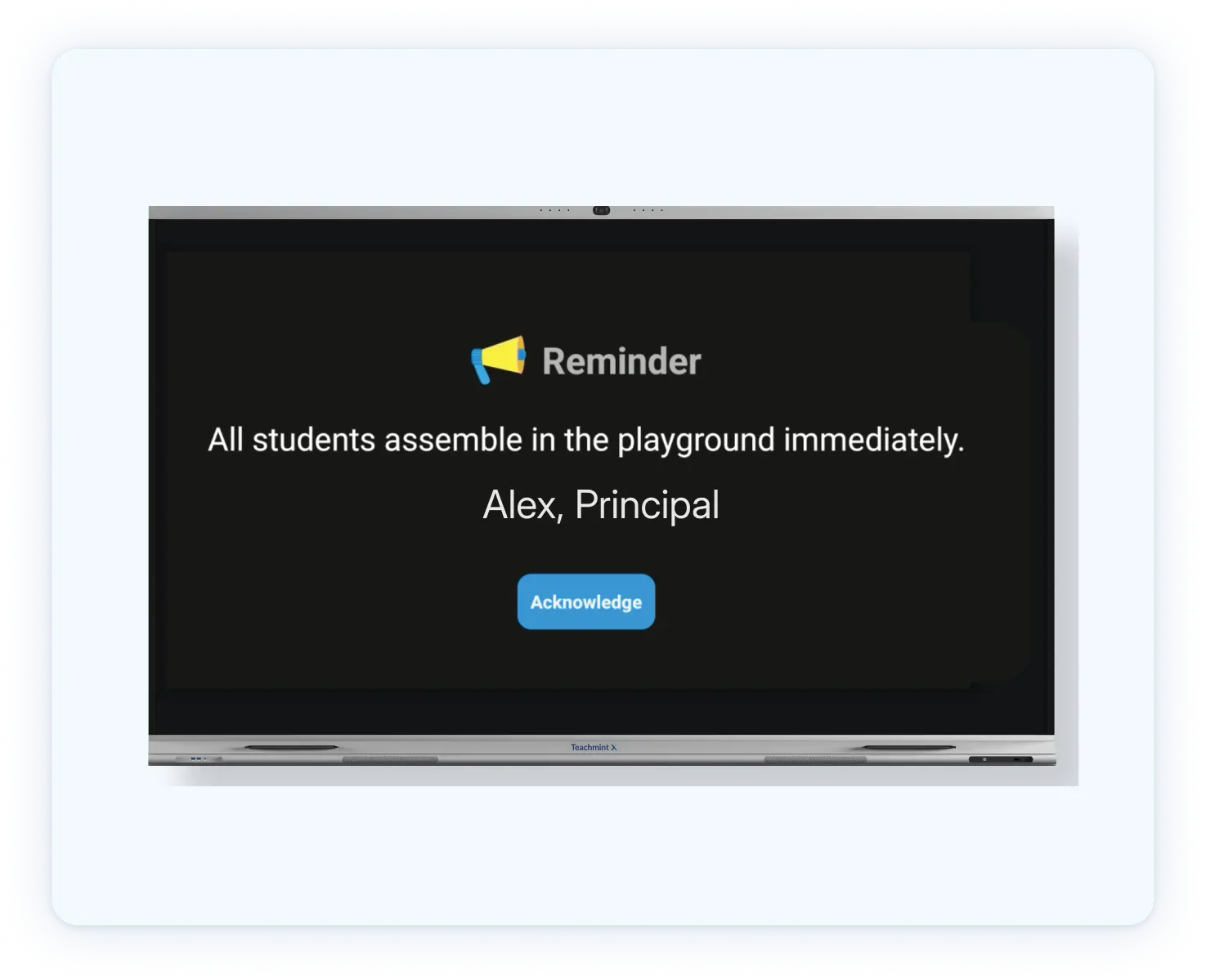 Instant Campus wide Announcements