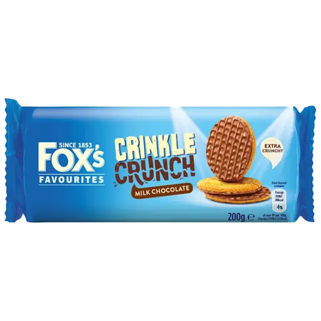 Favourites Crinkle Crunch Milk Chocolate-200G Favourites Crinkle Crunch Milk Chocolate-200G