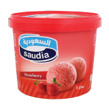Buy Sadafco Ice Cream Strawberry - 2L in Saudi Arabia