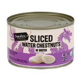 Buy Safeway Signature Select Sliced Water Chestnuts in Water - 8Z in Saudi Arabia