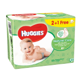 Buy Huggies Huggies Baby Wipes Aloe Vera 2+1 Free - 56 x 3 Count in Saudi Arabia