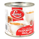 Buy Luna Milk Full Cream Evaporated - 96 x 170G in Saudi Arabia