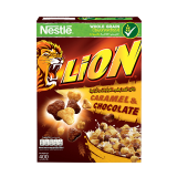 Buy Nestle Lion Cereal Chocolate & caramel - 400G in Saudi Arabia