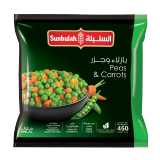 Buy Sunbulah Peas & Carrots - 400G in Saudi Arabia