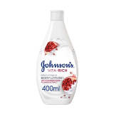 Buy Johnson's Vita Rich Smoothing Pomegranate Flower Lotion - 400 Ml in Saudi Arabia