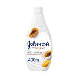 Buy Johnson's Vita Rich Smoothing Body Lotion With Papaya Extract - 400 Ml in Saudi Arabia