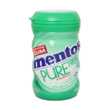 Buy Mentos Pure Fresh Chewing Gum Fresh Spearmint Flavour Sugar Free & Great for Long-lasting Freshness - 50 count in Saudi Arabia