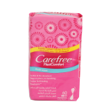 Carefree Acti-Fresh Thin Panty Liners, Unscented, 92 Count, Pack