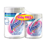 Buy Vanish Oxi Action Crystal White Fabric Stain Remover - 900G + 450G in Saudi Arabia